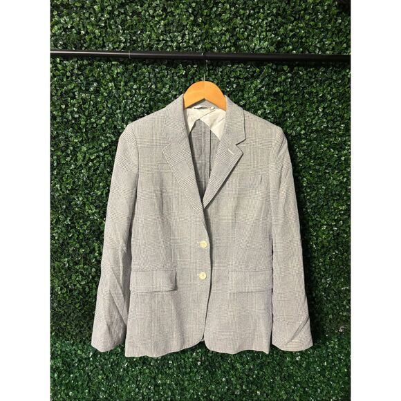 MaxMara Virgin Wool Buttoned Front Blazer Size 8 - Picture 1 of 5